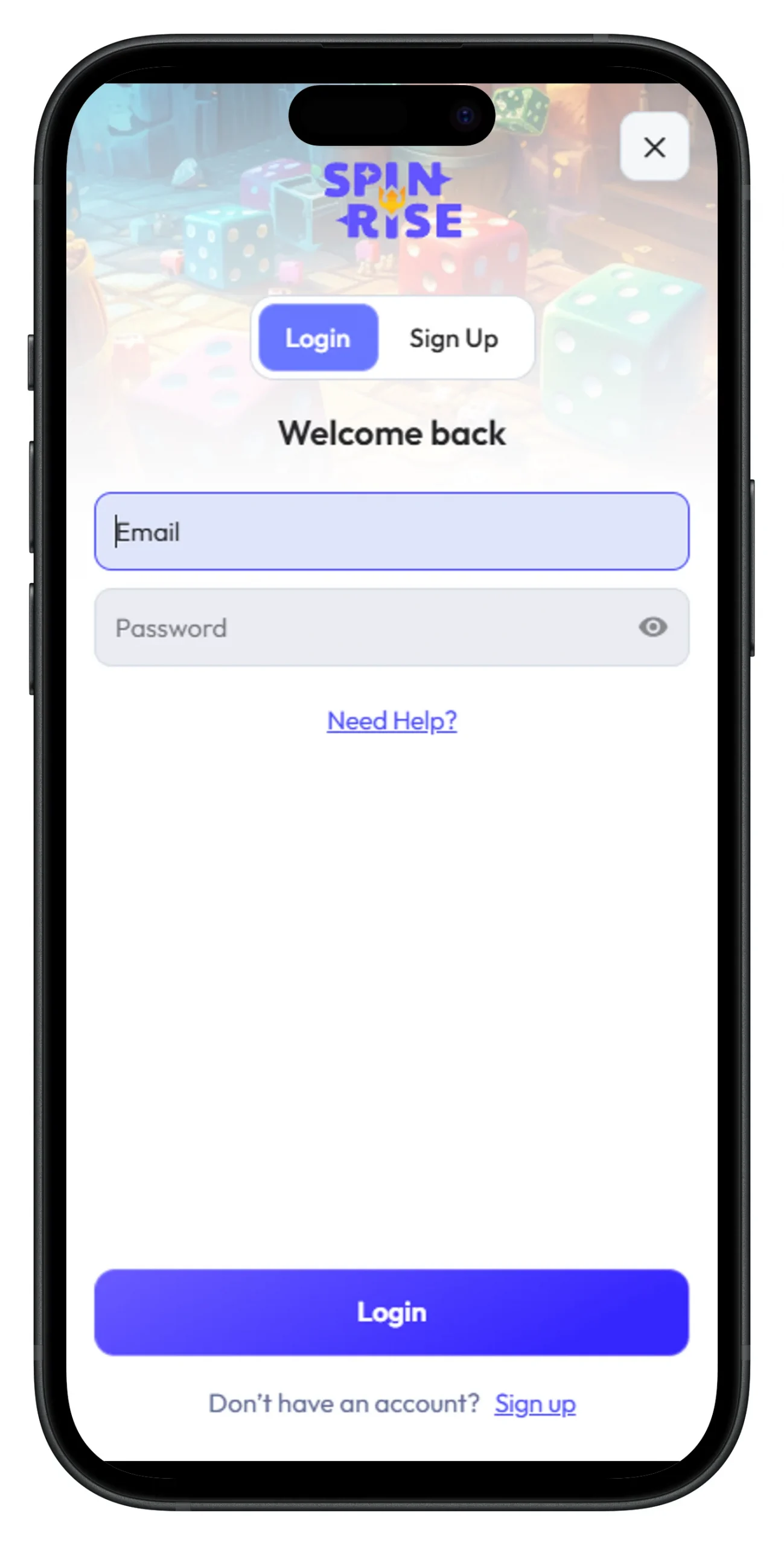 Spinrise Casino App Login Process